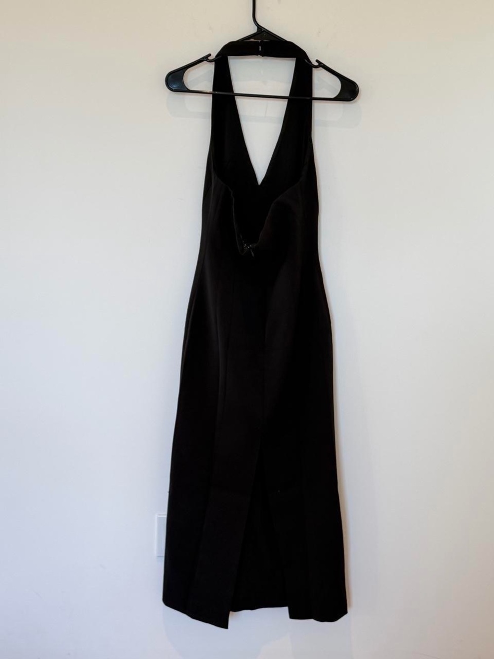 Leau black halter neck midi dress - Picture 5 of 5